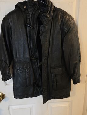 Boy Or Girl Trench Vintage Leather Coat 6/7
